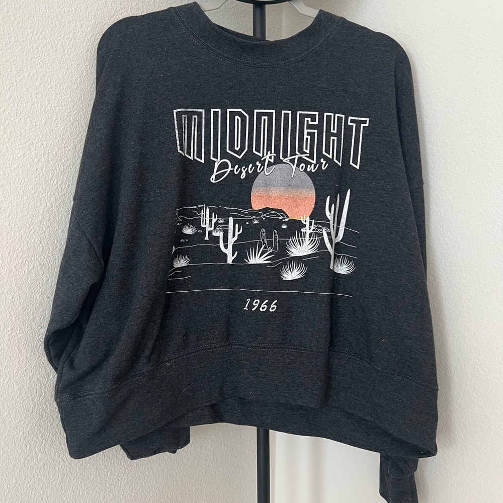 Sweatshirt altar’d state dark grey “midnight desert Tour” 1966